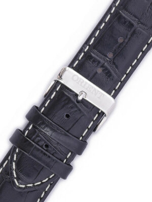 Leder-Uhrenarmband Orient UDDARSB (für Modell FEVAD), schwarz