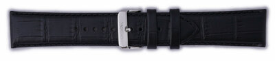 Leder-Uhrenarmband Orient UDEVDSB 24mm (für Modell FEUAG), schwarz