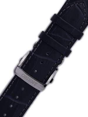 Leder-Uhrenarmband Orient UDEYDSD 22mm (für Modelle ET0T, AK00), blau