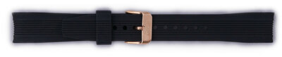 Leder-Uhrenarmband Orient VDEWJ0B 18mm (für Modell FNR1V), schwarz