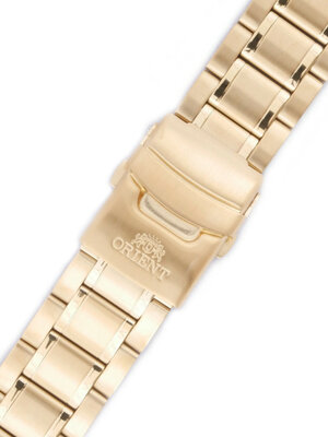 Edelstahlarmband Orient KDDQJAA 22mm (für Modell FEU07), goldfarben