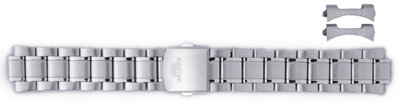 Edelstahlarmband Orient KDELUSS 22mm (für Modell EM7K), silberfarben