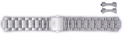 Edelstahlarmband Orient KDEQVSS 22mm (für Modell EM7L), silber