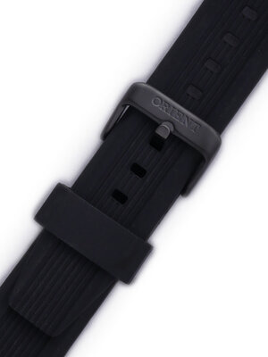 Silikon-Uhrenarmband Orient VDESB0B 22 mm (für Modelle FTW01, FUNE9), schwarz