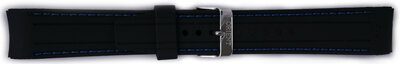 Silikon-Uhrenarmband Orient VDFCKSX 22mm (für Modell FUNG3), schwarz