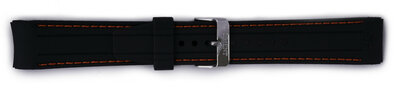 Silikon-Uhrenarmband Orient VDFCKSZ 22mm (für Modell FUNG3), schwarz