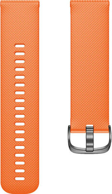 Silikon-Uhrenarmband Ricardo 22mm (für Garmin Venu 3, Forerunner 265, Vívoactive 4 u.a.), orange V1, Quick Release