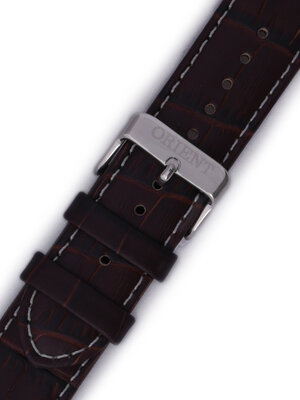 Leder-Uhrenarmband Orient UDFFCS1 22mm (für Modell FEU0B), braun
