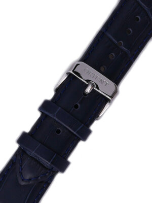 Leder-Uhrenarmband Orient UL016013J0 22mm (für Modell RA-AG00), blau