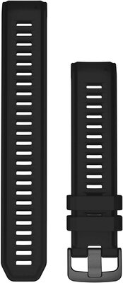 Silikonband Garmin 22mm (pro Instinct 2), schwarz V1