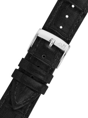 Lederband Morellato Tiglio 5673D74.019 M, schwarz, Kunstleder