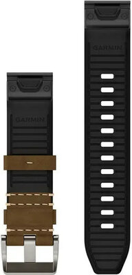 Leder-Uhrenarmband Garmin 22mm (für Garmin Fenix 8/7/6 (47mm), Epix 2 u.a.), braun V4, QuickFit, 010-13225-07