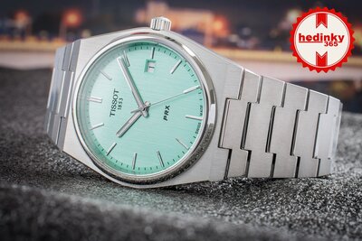 Tissot PRX Quartz T137.410.11.091.01 (in der Farbe Tiffany Blue)