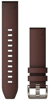 Lederband Garmin 22mm (pro Garmin Fenix 8/7/6 (47mm), Epix 2 aj.), Braun, QuickFit