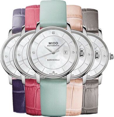 Mido Baroncelli Signature Lady Automatic M037.207.16.106.00 Special Edition (+ 4x Ersatz-Uhrenarmband)