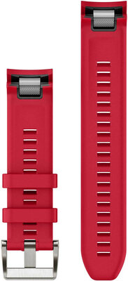 Silikon-Uhrenarmband Garmin 22mm (für Garmin Fenix 8/7/6 (47mm), Epix 2 u.ä.), rot V2, QuickFit, 010-13225-03