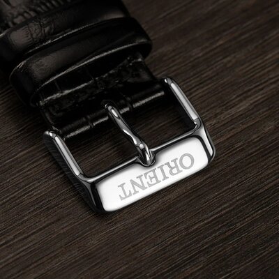 Leder-Uhrenarmband Orient UDEVNSB 21mm (für Modelle AC00 Version 1 und 2), schwarz