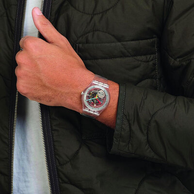 Swatch Clearly New Gent SO29K100-S06