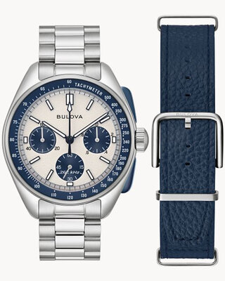Bulova Lunar Pilot Quartz Chronograph 98K112 (+ Ersatzband)
