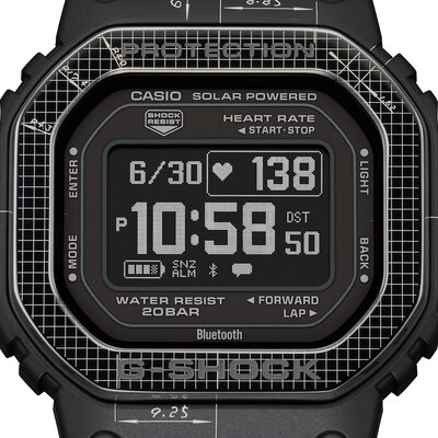 Casio G-Shock G-Squad DW-H5600EX-1ER (+ 2x Ersatz-Uhrenarmband)