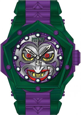 Invicta DC Comics Quartz 54mm 44461 Joker Limited Edition 4000pcs