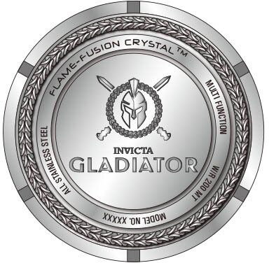 Invicta Gladiator Quartz 43mm 41122 (138 Diamanten)