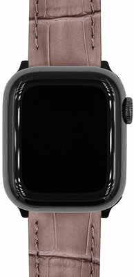 Lederband Hirsch Duke L 01028037-1, braun, Kalbsleder, Länge L, Quick Release