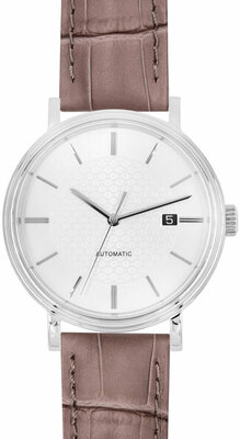 Lederband Hirsch Duke L 01028037-1, braun, Kalbsleder, Länge L, Quick Release