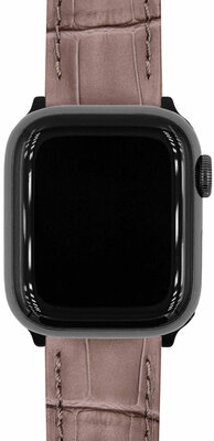 Lederband Hirsch Duke S 01028337-1, braun, Kalbsleder, Länge S, Quick Release