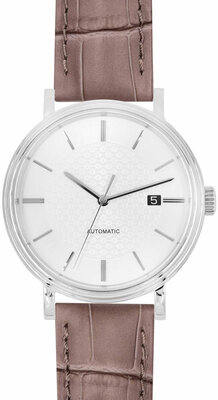 Lederband Hirsch Duke S 01028337-1, braun, Kalbsleder, Länge S, Quick Release