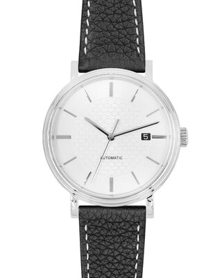 Lederband Hirsch Bologna M 01802150-2, schwarz, Kalbsleder, Länge M, Quick Release