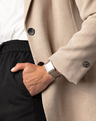 Lederband Hirsch Bologna L 01802037-1, braun, Kalbsleder, Länge L, Quick Release