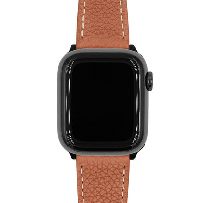 Lederband Hirsch Bologna L 01802070-1, braun, Kalbsleder, Länge L, Quick Release