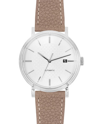 Leder-Uhrenarmband Hirsch Bologna M 01802137-1, braun, Kalbsleder, Länge M, Quick Release