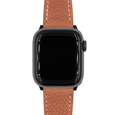 Leder-Uhrenarmband Hirsch Bologna M 01802170-1, braun, Kalbsleder, Länge M, Quick Release