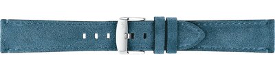 Leder-Uhrenarmband Morellato Schumann 5805D92.064 M, blau