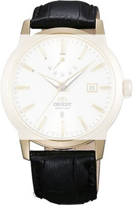 Leder-Uhrenarmband Orient UDESQAB 22mm (für Modelle AF05, FD0J), schwarz