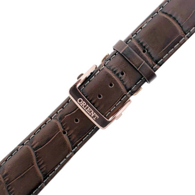 Leder-Uhrenarmband Orient UL015012P0 22mm (für Modell RA-AK00), braun