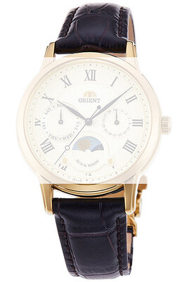Leder-Uhrenarmband Orient UL005012G0 17mm (für Modell RA-KA00), braun