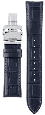 Leder-Uhrenarmband Orient UL009012J0 21mm (für Modell RA-AS00), blau