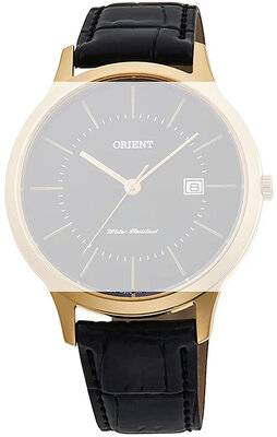 Leder-Uhrenarmband Orient UL00E011G0 18mm (für Modell RF-QD00), schwarz