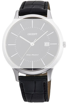 Leder-Uhrenarmband Orient UL00E011J0 18mm (für Modell RF-QD00), schwarz