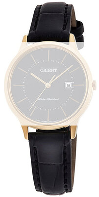 Leder-Uhrenarmband Orient UL00F011G0 14mm (für Modell RF-QA00), schwarz