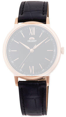 Leder-Uhrenarmband Orient UL00H011P0 15mm (für Modell RA-QC17), schwarz