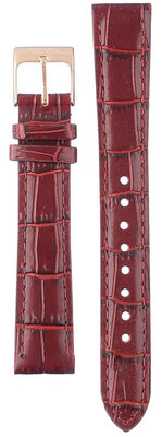 Leder-Uhrenarmband Orient UL00H015P0 16mm (für Modell RA-NB01), rot