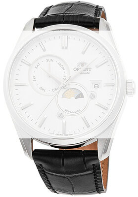 Leder-Uhrenarmband Orient UL014011J0 20mm (für Modelle RA-AK03, RA-AR00), schwarz