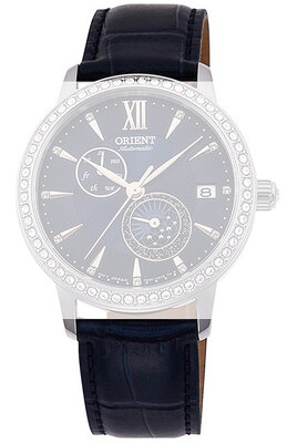 Leder-Uhrenarmband Orient UL028013J0 18mm (für Modell RA-AK00), blau