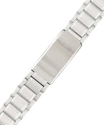 Edelstahlarmband Orient KCDQCSS 20mm (für Modell EU00), silberfarben