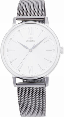 Edelstahlarmband Orient UM00C112J0 16mm (für Modell RA-QC17), silber, Milanaise