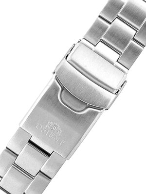 Edelstahlarmband Orient UM025117J0 22mm (für Modell RA-AA08), silberfarben